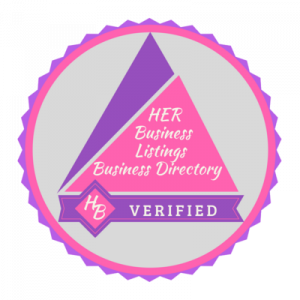 "Her Business Listings Business Directory Verified Badge"